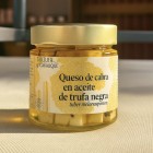 Queso de cabra en aceite con Trufa Negra (Tuber Melanosporum) 205g