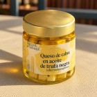 Queso de cabra en aceite con Trufa Negra (Tuber Melanosporum) 205g